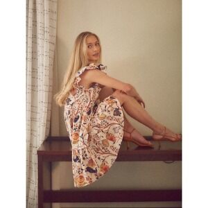 Ulla Johnson Eden Flutter Sleeve Mini Dress in Daisy Size 4